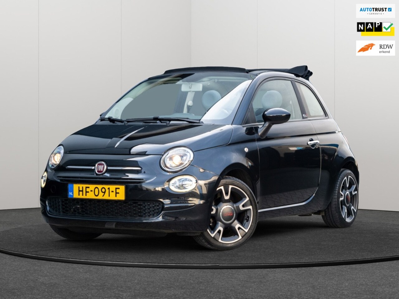 Fiat 500 C - 0.9 TwinAir Turbo Popstar|CABRIO| - AutoWereld.nl