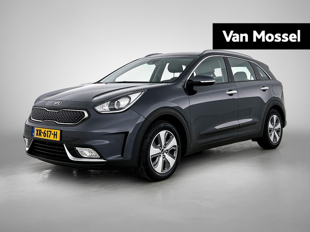 Kia Niro - 1.6 GDi Hybrid DynamicLine | NAVIGATIE | ACHTERUITRIJCAMERA | HALF LEDER | TREKHAAK | APPL - AutoWereld.nl