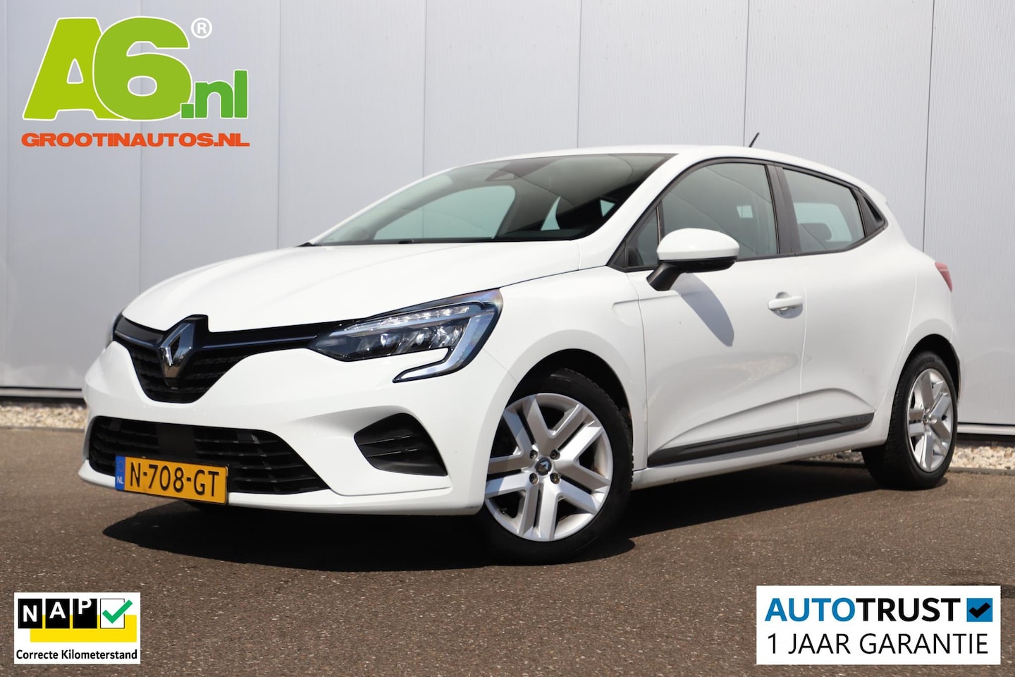 Renault Clio - 1.0 TCe Business Zen Navigatie Carplay Android Airco Cruise Control LED - AutoWereld.nl