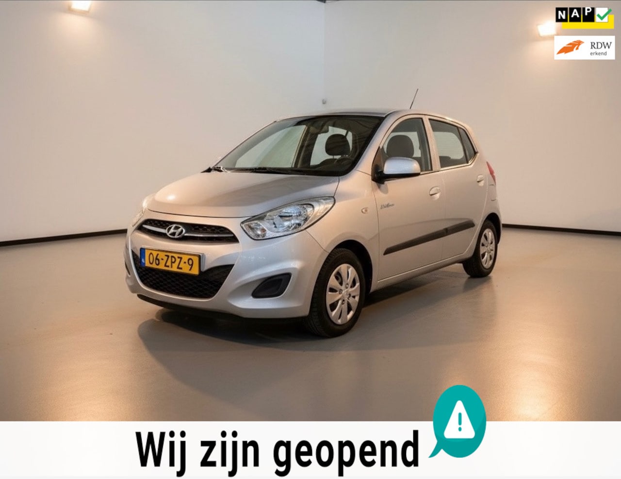 Hyundai i10 - 1.0 i-Drive Cool-airco-elek ramen-1 jaar apk-keurige auto - AutoWereld.nl