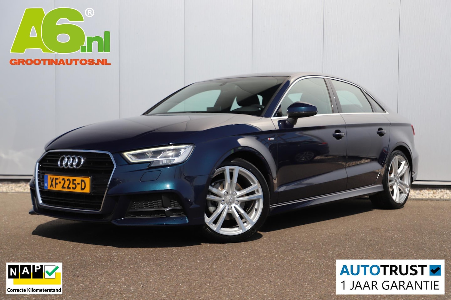 Audi A3 Limousine - 35 TFSI CoD Sport S Line Edition Automaat Half Leder 18 inch LMV Navigatie LED Stoelverwar - AutoWereld.nl