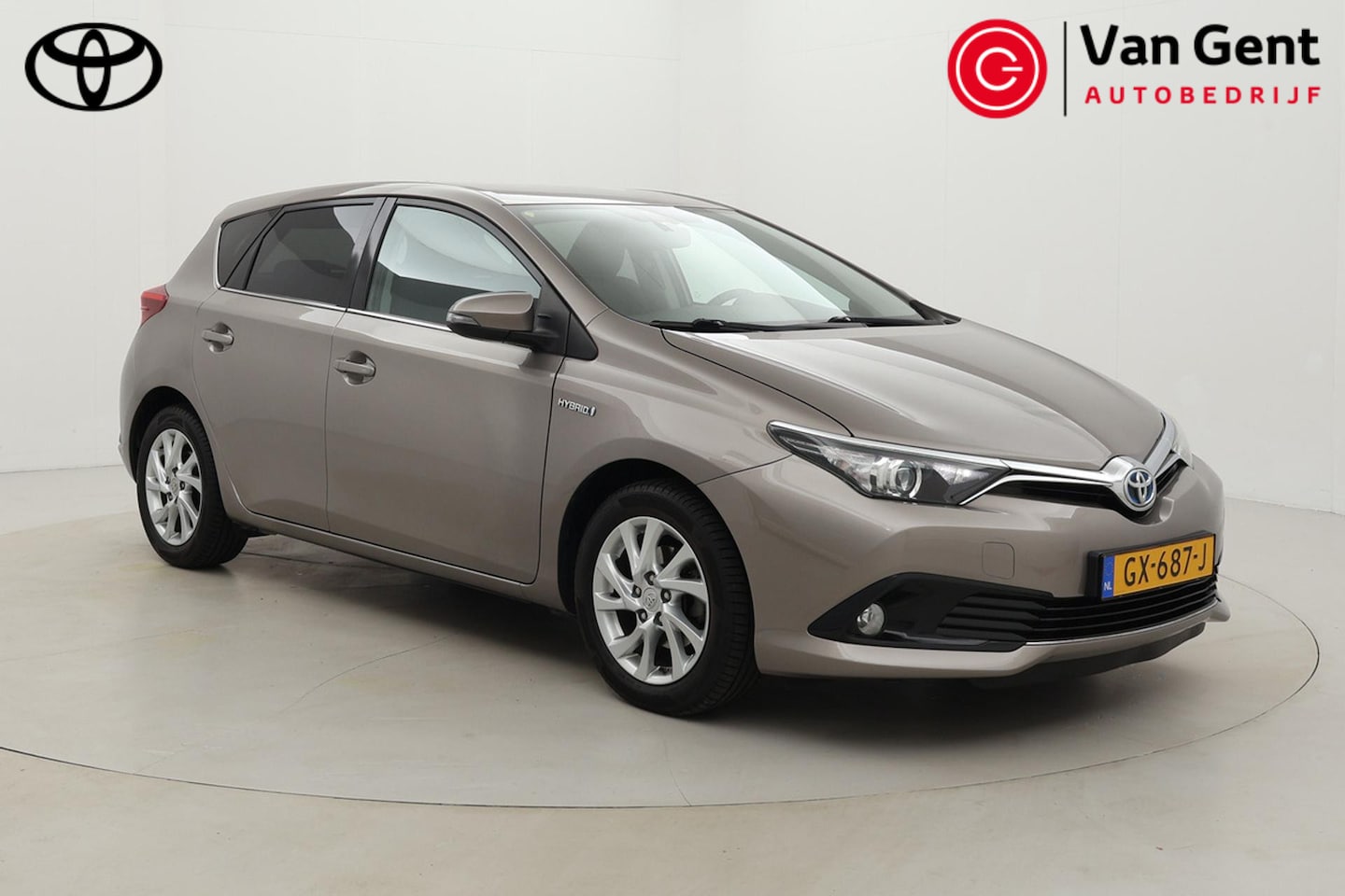 Toyota Auris - 1.8 Hybrid Dynamic | Navigatie | Keyless | Cruise Control | Clima | Camera | 16 inch | Blu - AutoWereld.nl