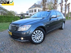 Mercedes-Benz C-klasse Estate - 180 K Elegance Automaat Leer Ecc Cruisecontrol Navigatie Pdc Lm Velgen*Youngtimer