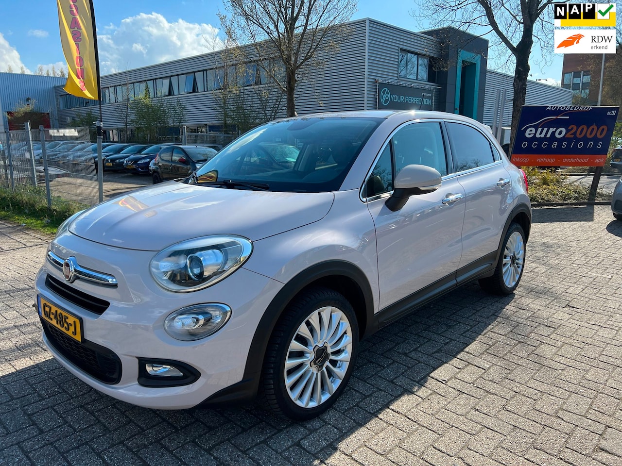 Fiat 500 X - 1.4 Turbo MultiAir Lounge - NAVIGATIE - KEYLESS ! - AutoWereld.nl