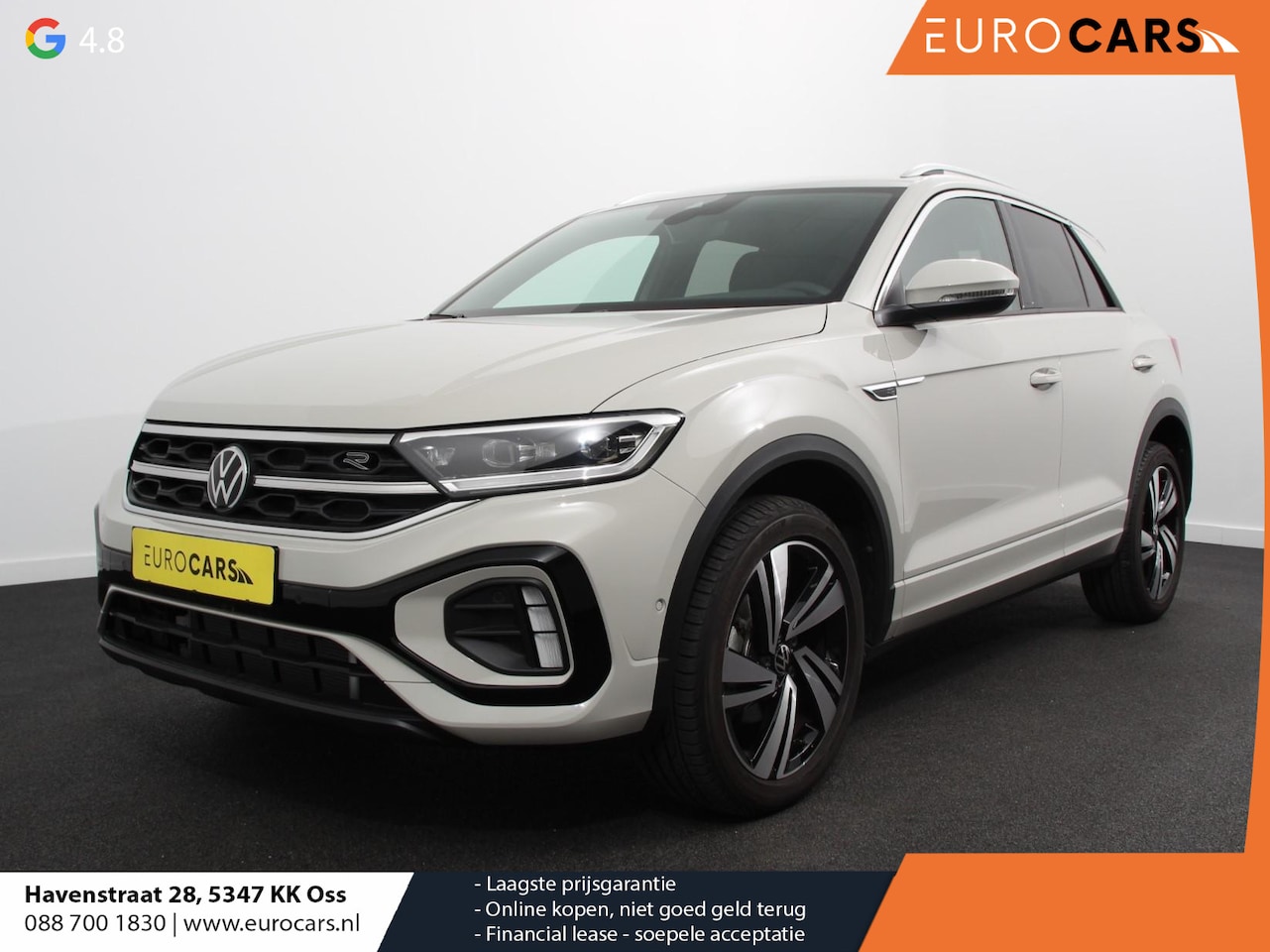 Volkswagen T-Roc - 1.5 TSI DSG R-Line + IQ Drive pakket Automaat Camera Navigatie Apple Carplay/Android Auto - AutoWereld.nl