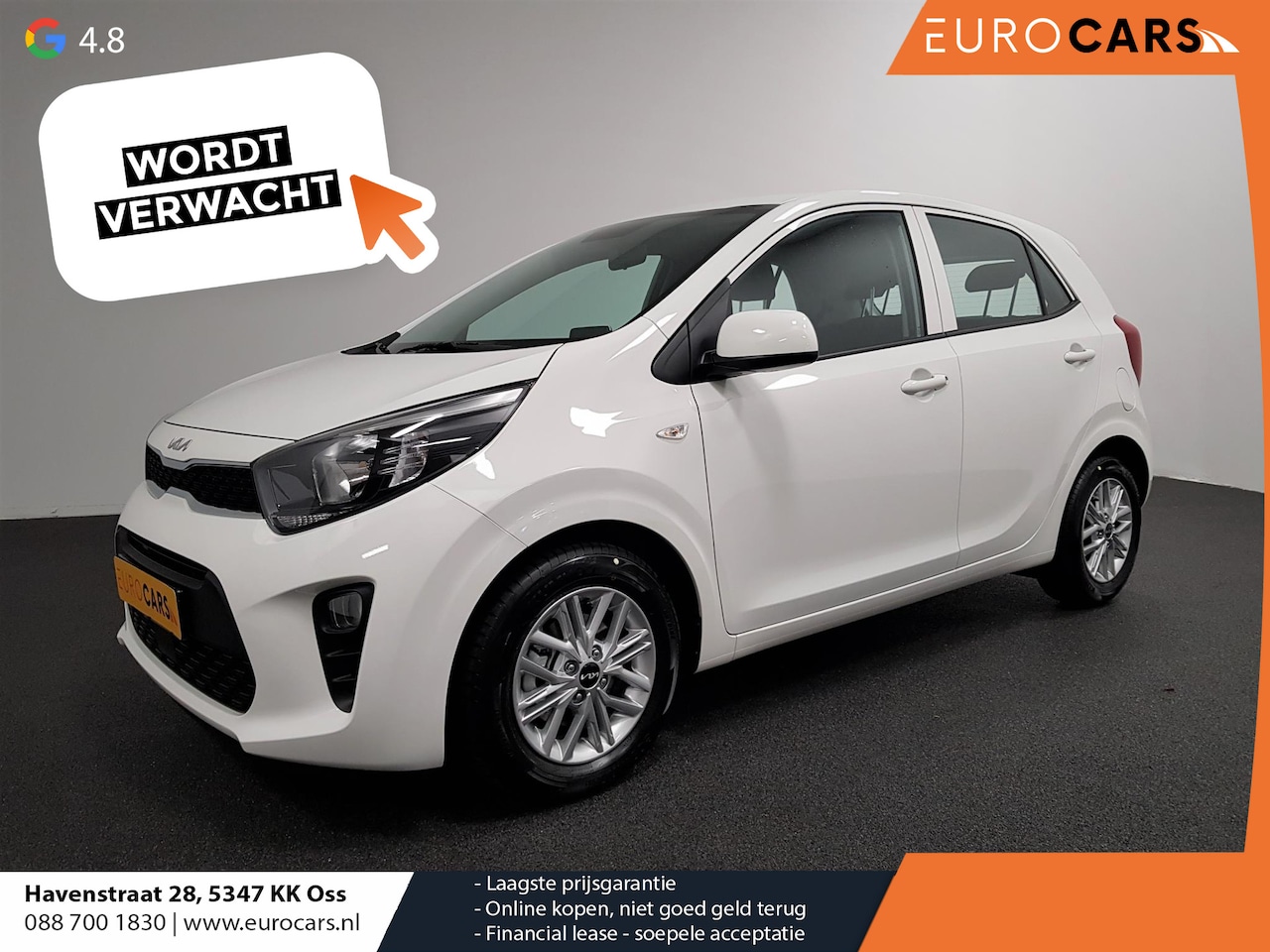 Kia Picanto - 1.0 DPi Automaat DynamicLine Navigatie Apple Carplay/Android Auto Airco Camera DAB Lichtme - AutoWereld.nl