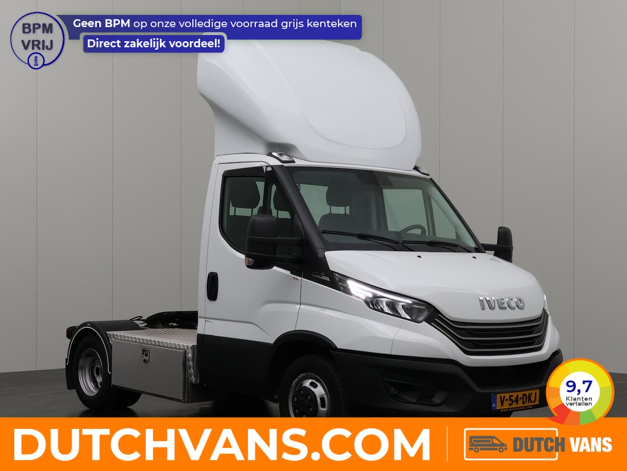 Iveco Daily - 40C18 Hi-Matic Automaat BE-Trekker | Luchtvering | Navigatie | Airco | Cruise | 3-Zits - AutoWereld.nl