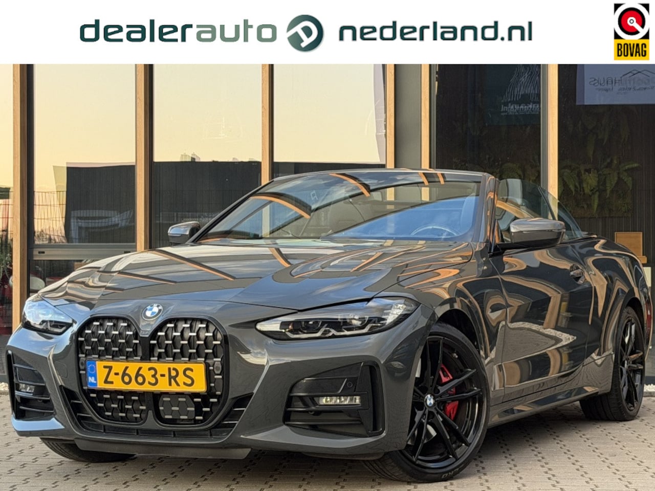 BMW 4-serie Cabrio - 430i xDrive High Ex | M-Sport | 19" | Dravit | Nek-verwarming | - AutoWereld.nl