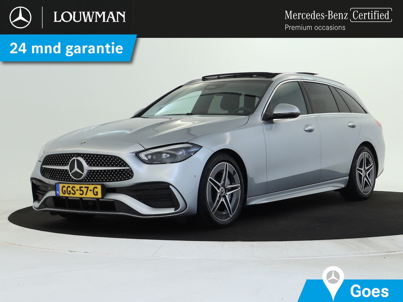 Mercedes-Benz C-klasse Estate - 180 Star Edition AMG Line | Panoramadak | Dodehoekdetectie | Apple CarPlay | Inclusief 24 - AutoWereld.nl