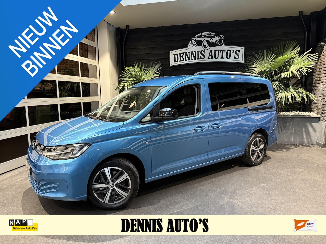 Volkswagen Caddy Maxi - 1.5 TSI benzine, luxe uitvoering, 7 persoons!!! - AutoWereld.nl