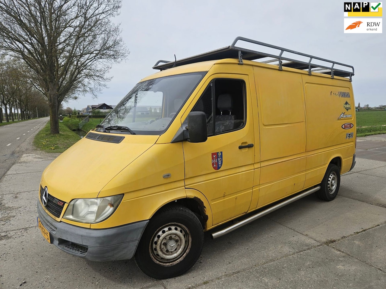 Mercedes-Benz Sprinter - 211 CDI 2.2 355/ airco/ bj 2007/ long-flat - AutoWereld.nl