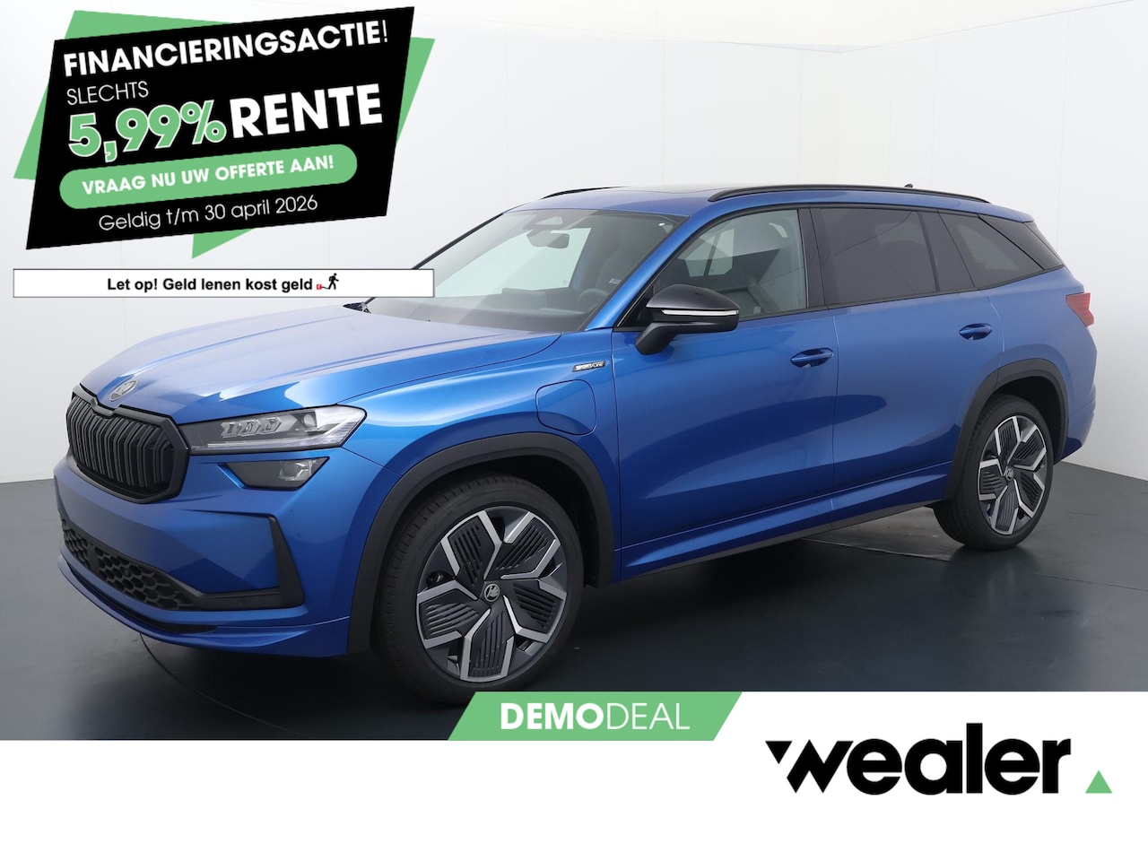 Skoda Kodiaq - Sportline Business 1.5 TSI PHEV 204 PK | Trekhaak | Panorama dak | 20" lichtmetalen velgen - AutoWereld.nl