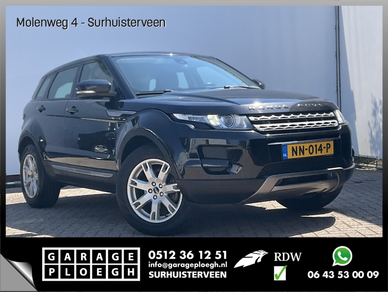 Land Rover Range Rover Evoque - 2.2 TD4 4WD Autom Leer Navi Trekhaak(1800kg) 4x4 - AutoWereld.nl