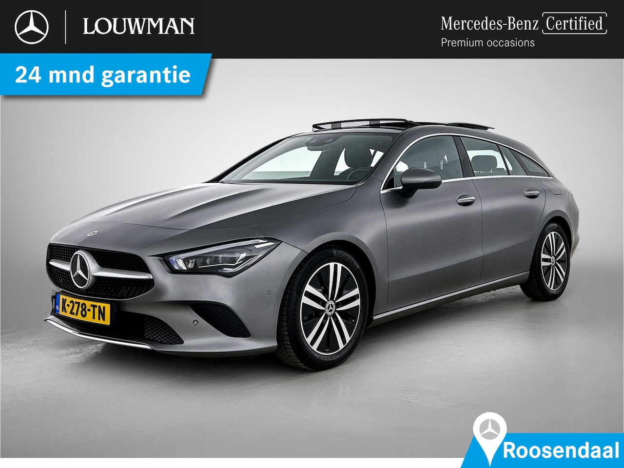 Mercedes-Benz CLA-klasse Shooting Brake - 180 Business Solution Plus Luxury | Panoramadak | Memory | Sfeerverlichting | Keyless Go | - AutoWereld.nl