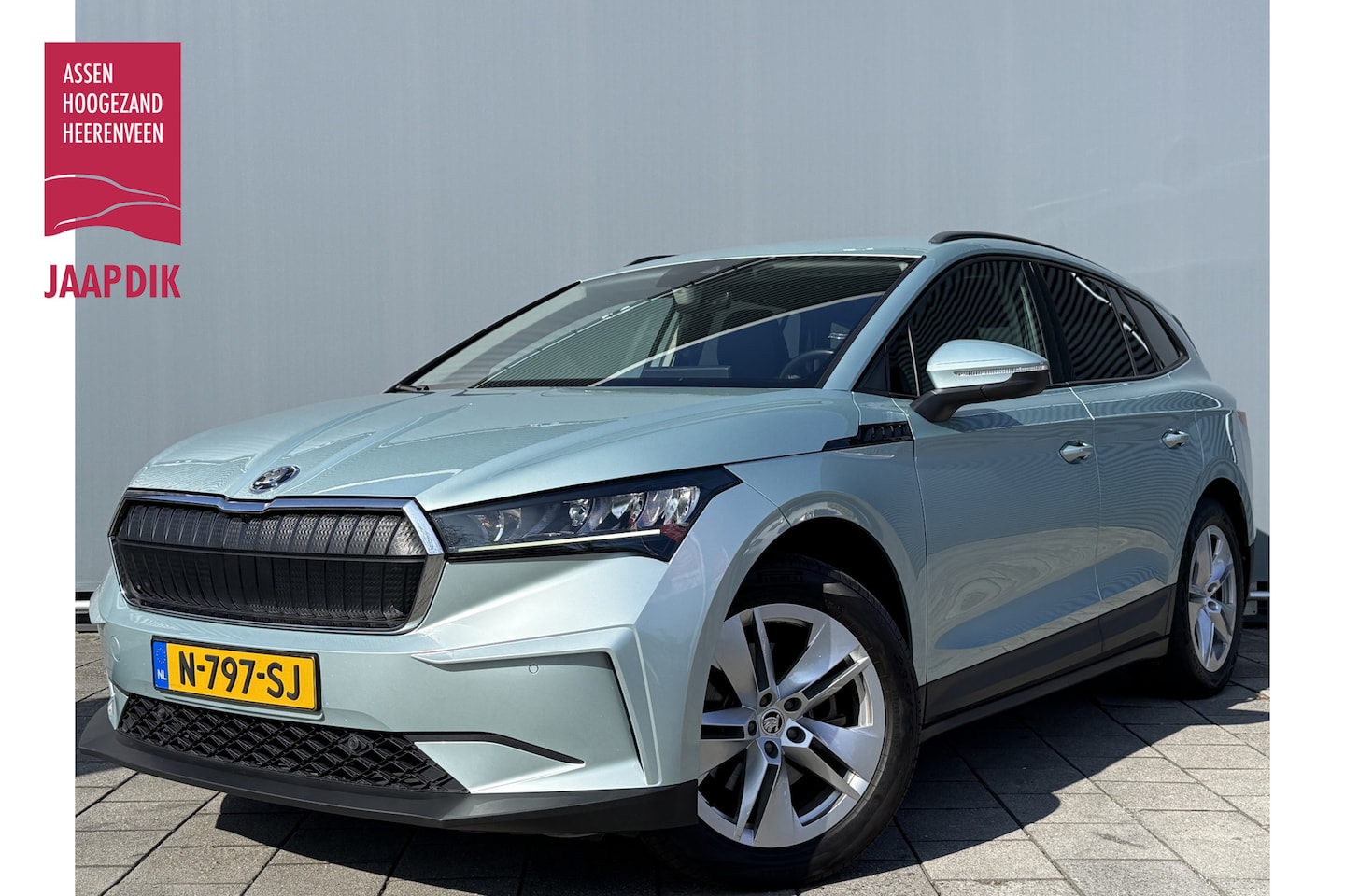 Skoda Enyaq iV - BWJ 12-2021 | 60 SOH 91,6% 180PK | TREKHAAK | CAMERA A | CARPLAY | PRIVACY GLASS | STOELVE - AutoWereld.nl
