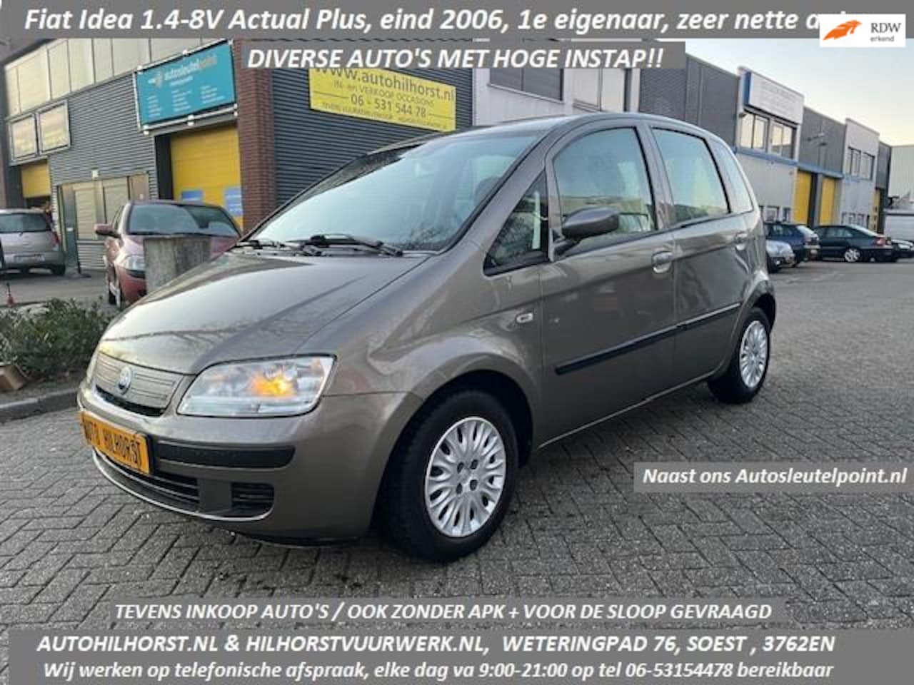 Fiat Idea - 1.4-8V Actual Plus 1.4-8V Actual Plus - AutoWereld.nl