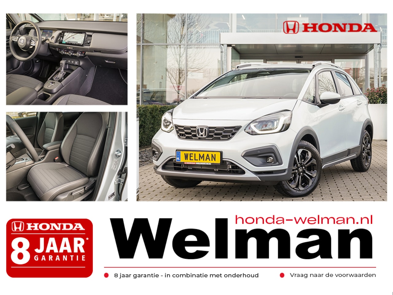 Honda Jazz - 1.5i e:HEV ADVANCE CROSSTAR - NIEUW - 122 PK FULL HYBRID - AUTOMAAT - AutoWereld.nl
