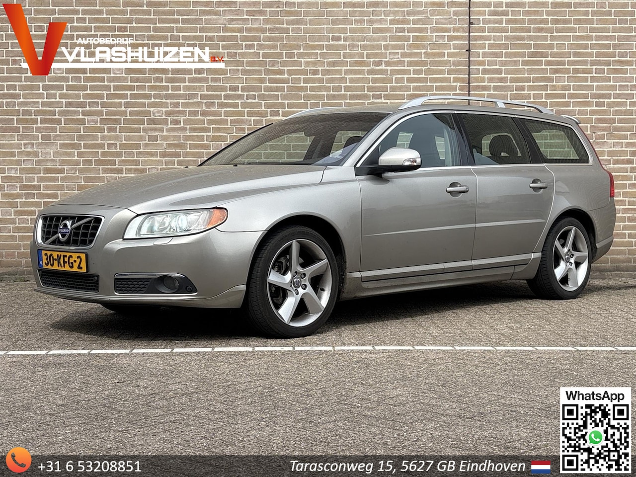 Volvo V70 - 2.4 D5 Summum | Leder | Climate | Cruise | PDC | Trekhaak | - AutoWereld.nl