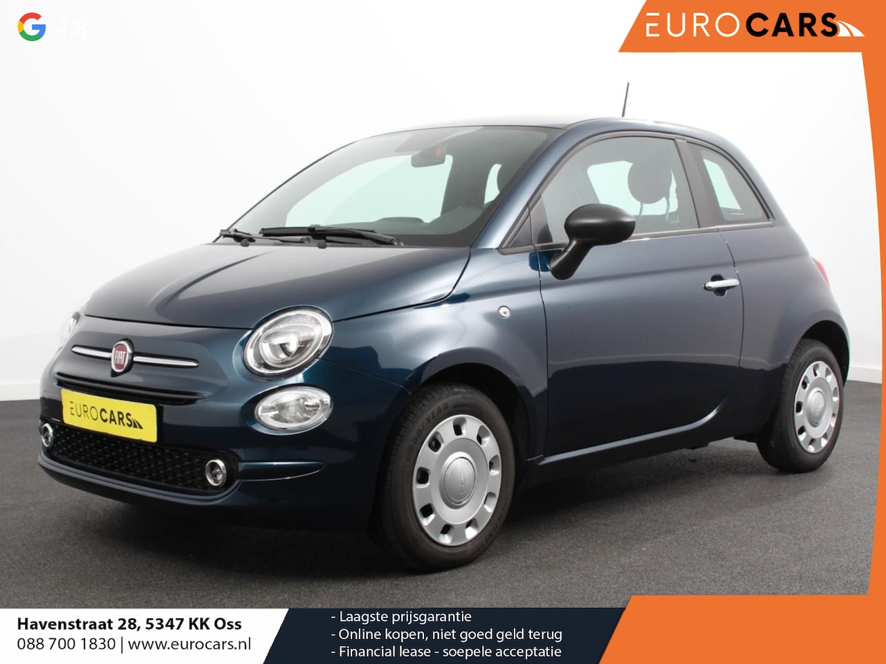 Fiat 500 - 1.0 Hybrid Vita Comfort Airco Cruise control Parkeersensoren achter Elektrische ramen - AutoWereld.nl