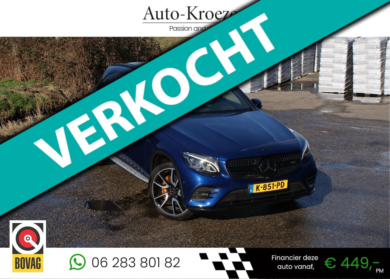 Mercedes-Benz GLC-klasse - AMG 43 4MATIC | Pano | 360 Camera | Head Up | Burmester | Trekhaak | - AutoWereld.nl