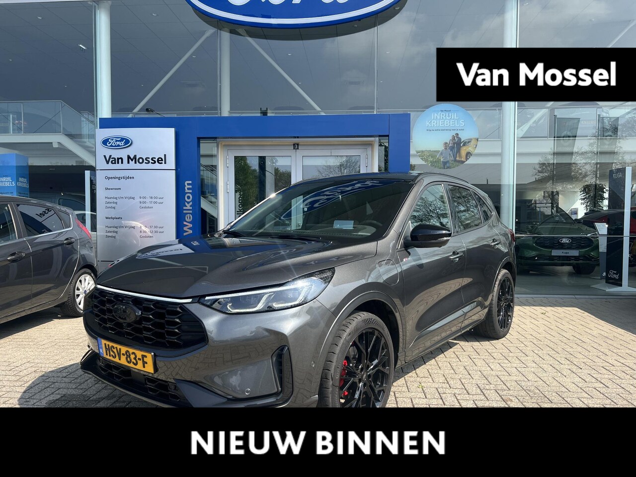 Ford Kuga - 2.5 PHEV ST-Line X | Black Pack | Stoel/stuur voorruitverwarming | Head-up Display | Matri - AutoWereld.nl