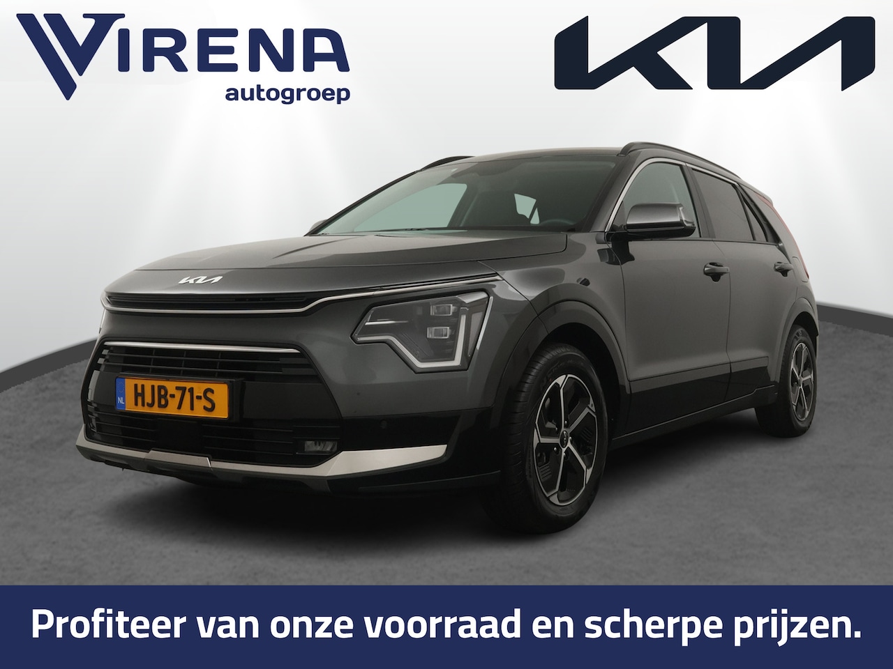 Kia Niro - 1.6 GDi Hybrid DynamicPlusLine - Stoel / Stuurwielverwarming - Elektrische achterklep - Na - AutoWereld.nl
