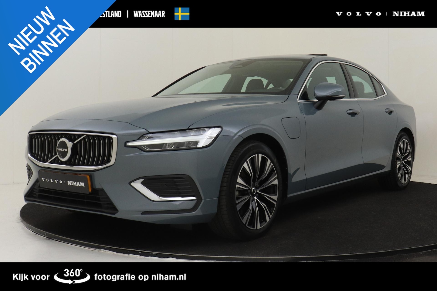 Volvo S60 - T6 PLUG-IN HYBRID AWD PLUS BRIGHT -PANO.DAK|360°CAM|POWER-SEATS|CLIMATE|KEYLESS|BLIS|18" - AutoWereld.nl