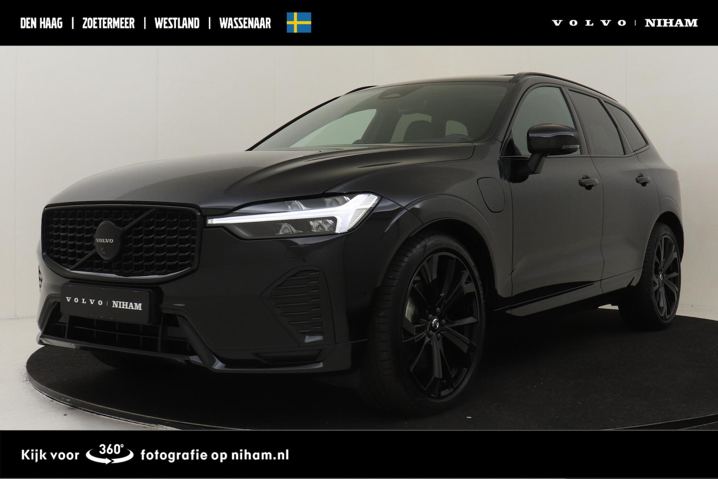 Volvo XC60 - T6 PLUG-IN HYBRID AWD ULTRA BLACK EDITION -PANO.DAK|BOWERS&WILKINS|GEVENT.LEDER+MASSAGE|LU - AutoWereld.nl