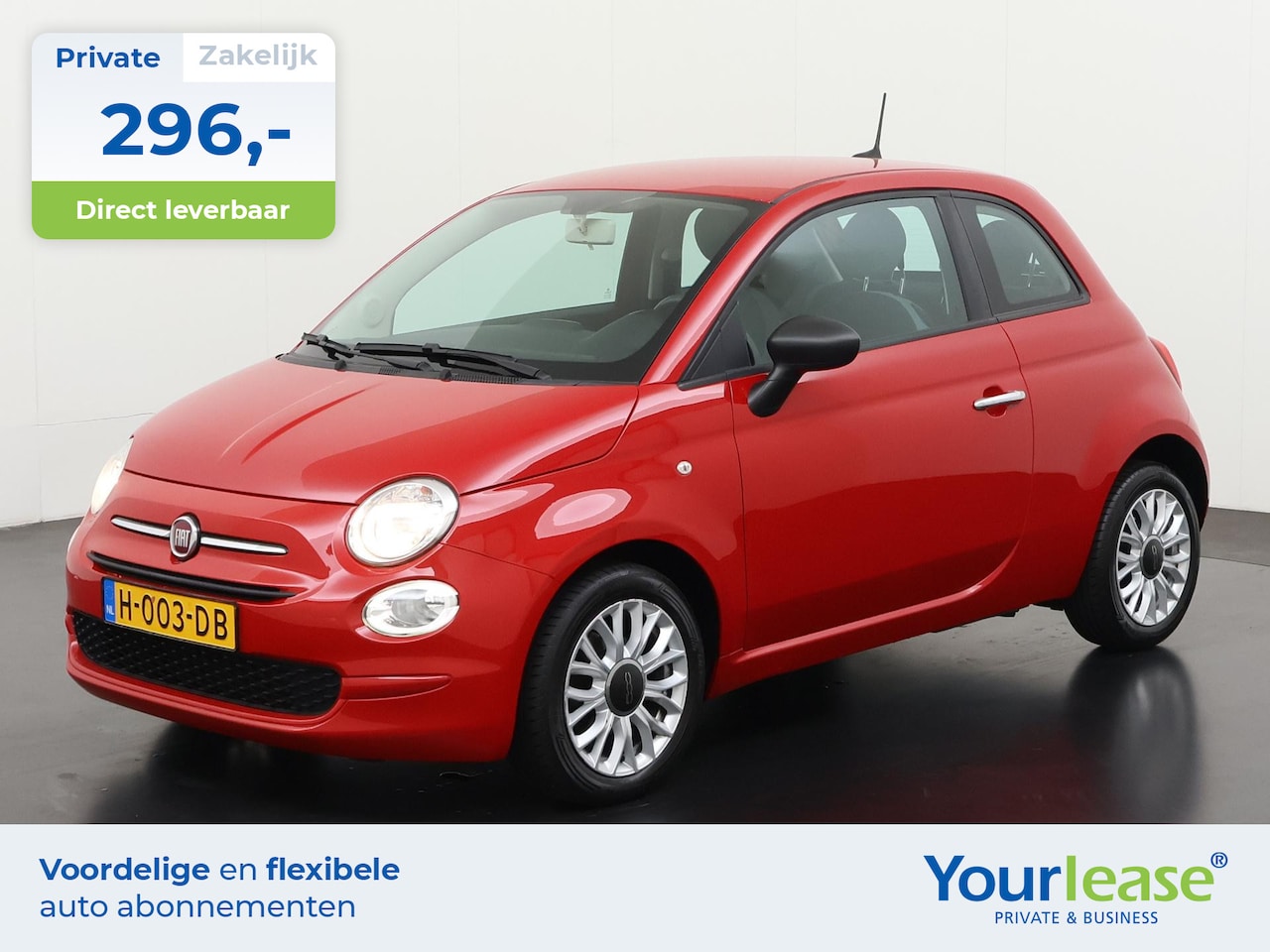 Fiat 500 - 0.9 TwinAir Turbo Young | All-in 296,- Private Lease | Direct uit voorraad - AutoWereld.nl
