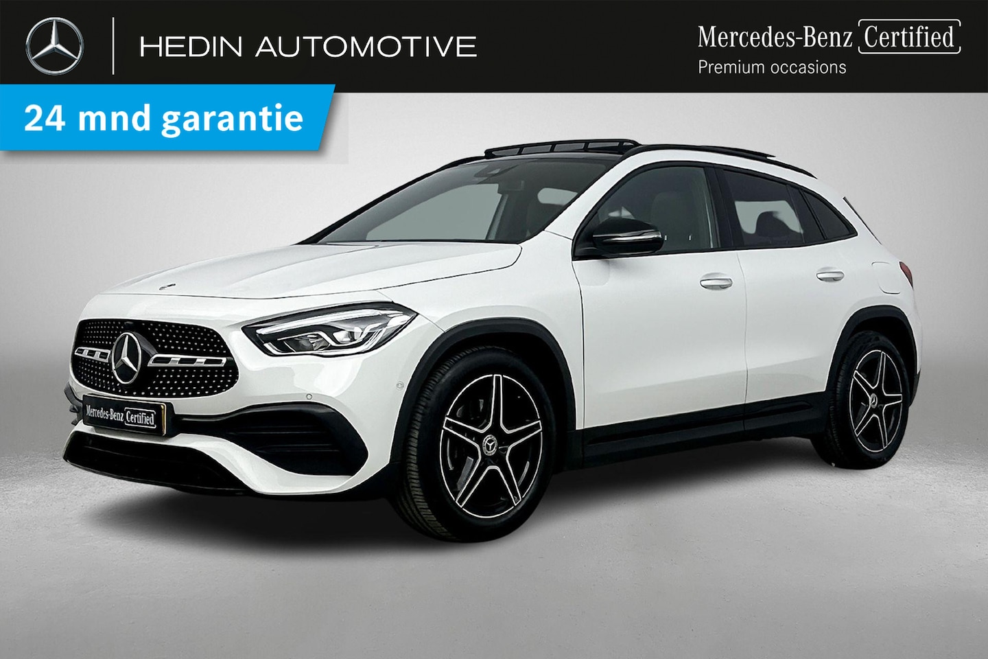 Mercedes-Benz GLA-Klasse - GLA 180 Automaat AMG Line | Premium Pakket | Nightpakket | Panoramadak | LED | Parktronic - AutoWereld.nl