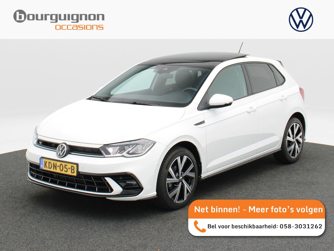 Volkswagen Polo - 1.0 TSi Automaat R-Line Edition | Camera | Stoelverwarming | Panorama dak | Climatronic | - AutoWereld.nl