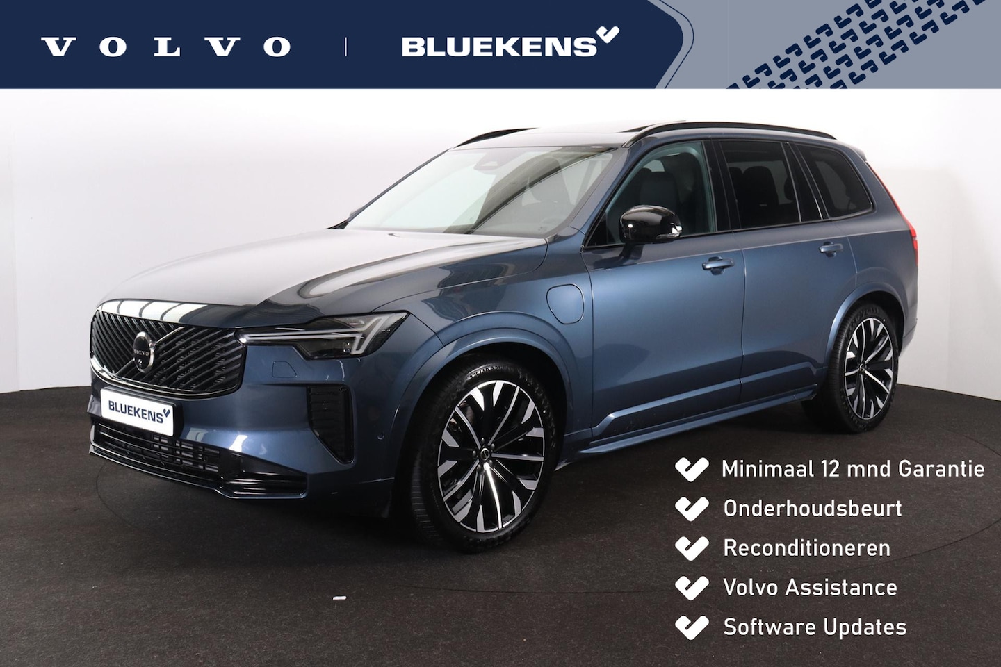 Volvo XC90 - T8 Recharge AWD Plus Dark - Panorama/schuifdak - Luchtvering - IntelliSafe Assist & Surrou - AutoWereld.nl