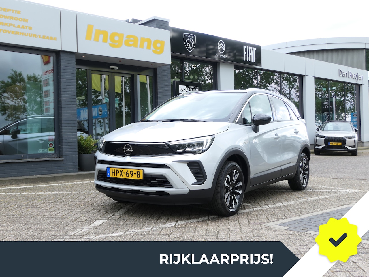 Opel Crossland - 1.2 Turbo 130pk Elegance Automaat | Panoramadak | Navigatie - AutoWereld.nl