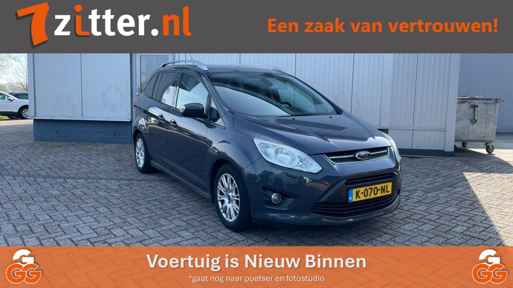 Ford Grand C-Max - 1.6 Trend 7-Persoons, Airco, - AutoWereld.nl