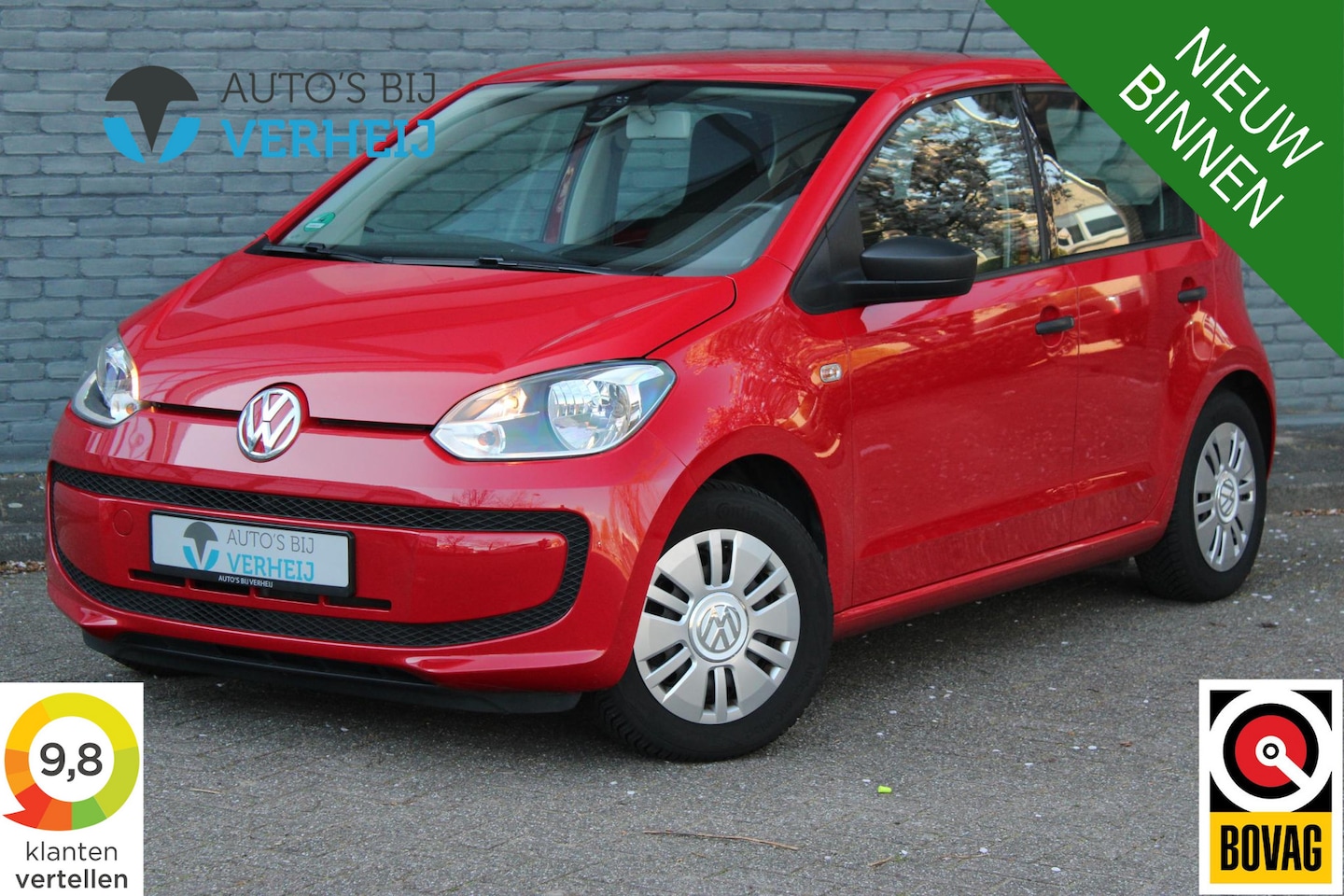 Volkswagen Up! - 1.0 Move Up! BlueMotion / 5-DRS / AIRCO / GOED ONDERHOUDEN! - AutoWereld.nl