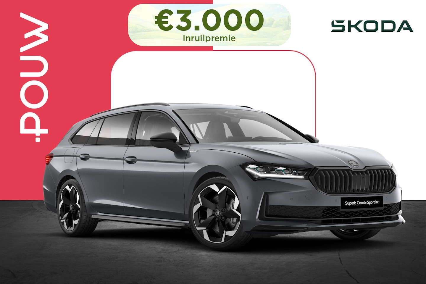 Skoda Superb Combi - 1.5 TSI 204pk PHEV Sportline Business | CANTON Sound | Panoramadak - AutoWereld.nl