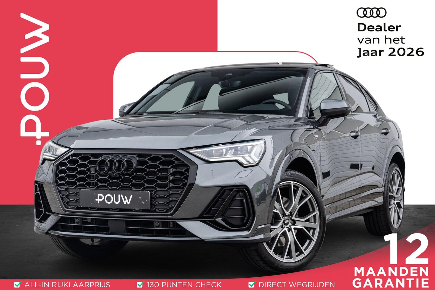 Audi Q3 Sportback - 45 TFSIe 245pk S edition | Adaptief onderstel | Trekhaak | Panoramadak | SONOS - AutoWereld.nl
