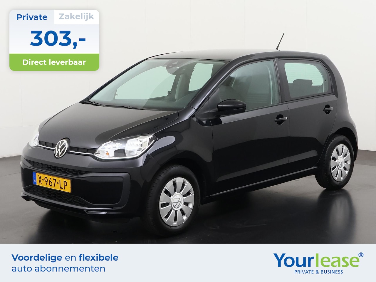Volkswagen Up! - 1.0 | All-in 303,- Private Lease | Direct uit voorraad - AutoWereld.nl