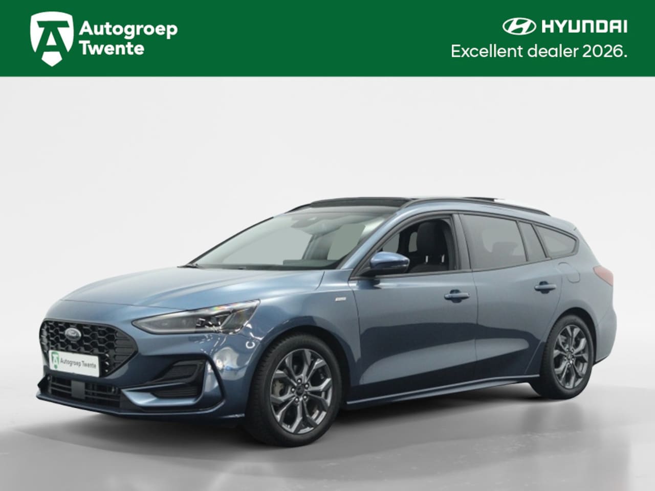 Ford Focus Wagon - 1.0 EcoBoos ST Line X | Panoramadak | Trekhaak | Navigatie | Cru - AutoWereld.nl