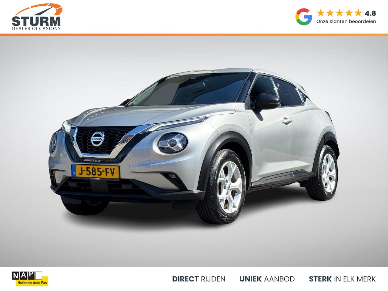 Nissan Juke - 1.0 DIG-T N-Connecta NL-Auto incl. Trekhaak Afneembaar! - AutoWereld.nl
