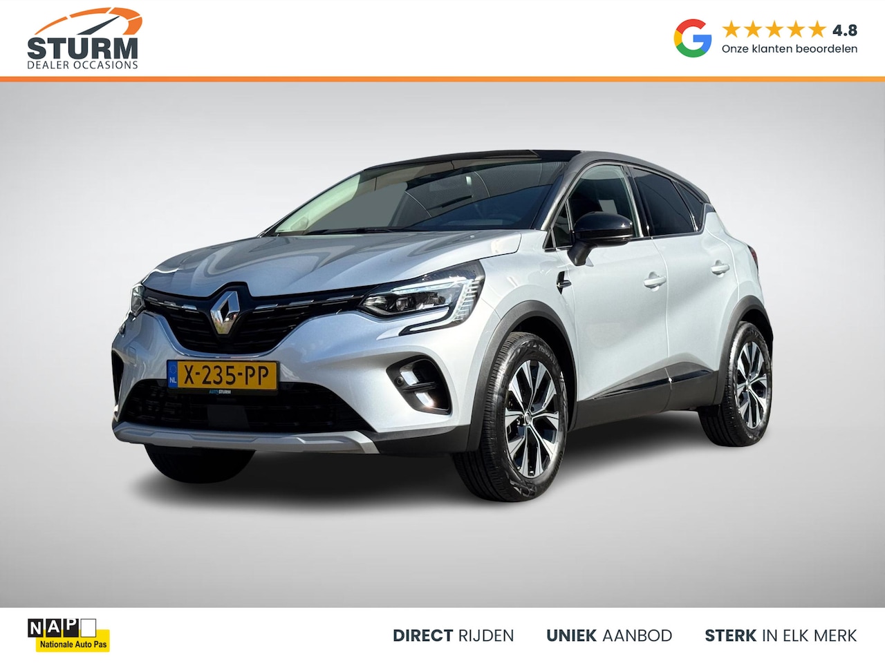 Renault Captur - 1.6 E-Tech full hybrid 145 techno Comfort Pack NL-Auto, 1e Eigenaar! - AutoWereld.nl