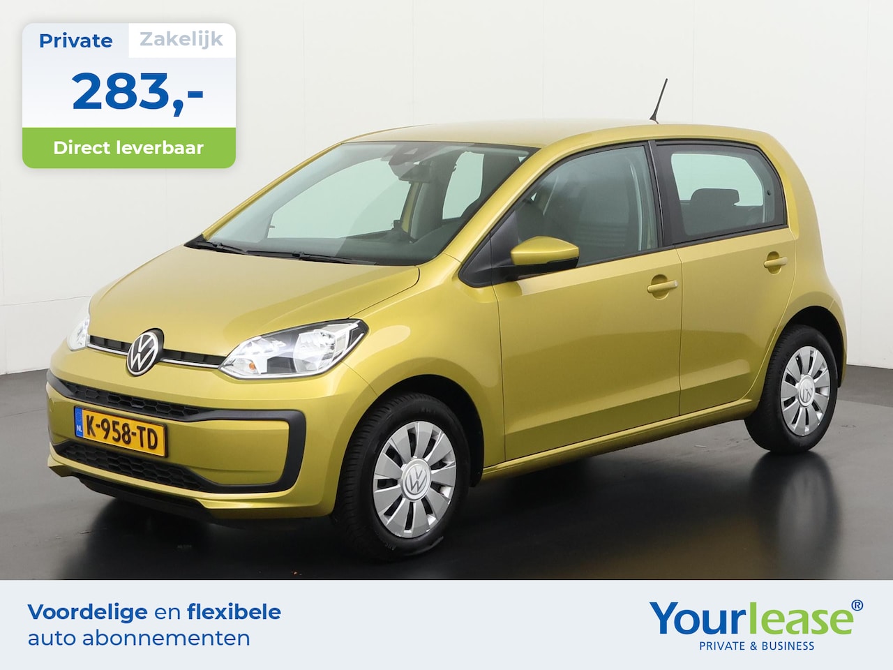Volkswagen Up! - 1.0 BMT move up! | All-in 283,- Private Lease | Direct uit voorraad - AutoWereld.nl