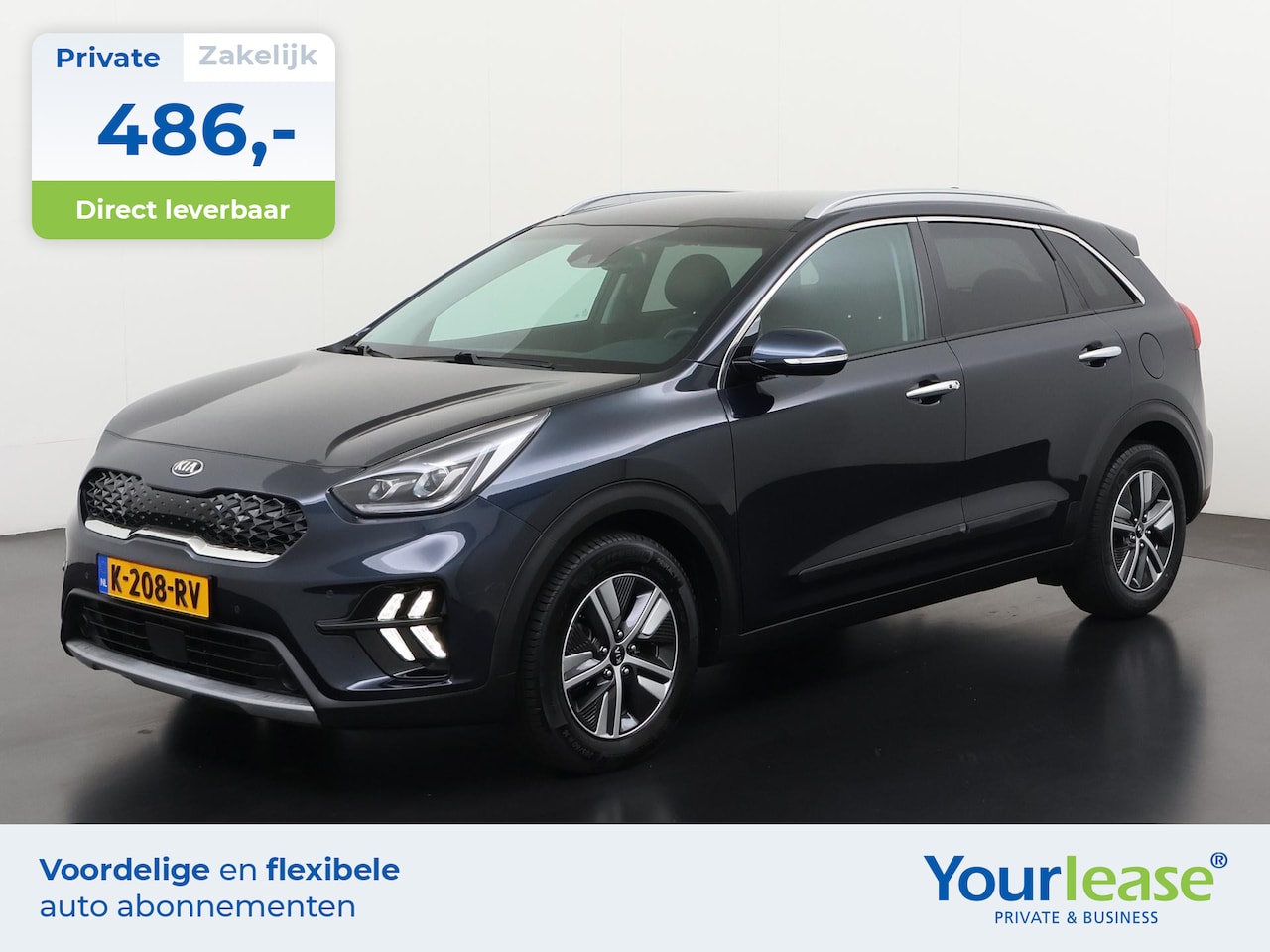 Kia Niro - 1.6 GDi Hybrid DynamicPlusLine | All-in 486,- Private Lease | Direct uit voorraad - AutoWereld.nl