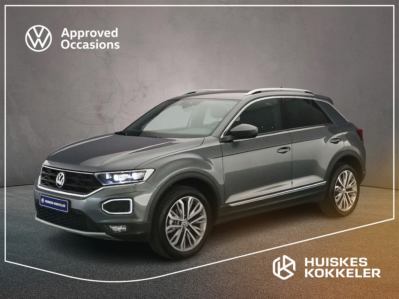 Volkswagen T-Roc - Sport 1.5 TSI 150pk DSG Automaat Adaptive cruise control, Elektrische achterklep, Achterui - AutoWereld.nl