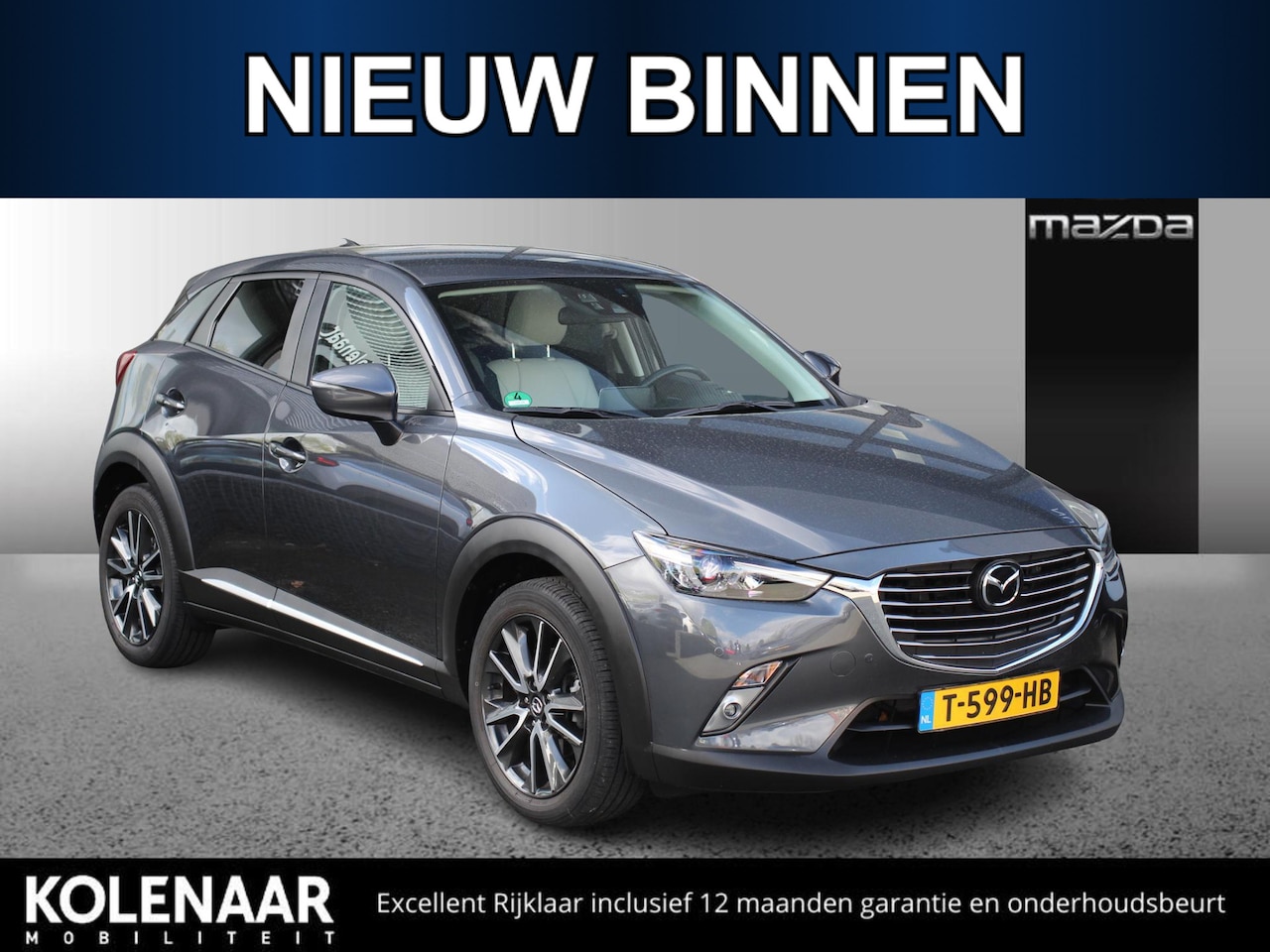 Mazda CX-3 - GT-M 2.0 automaat Sky-G 150pk AWD /Dealeronderhouden/Trekhaak/Navi/HUD/Keyless/Adaptive Cr - AutoWereld.nl