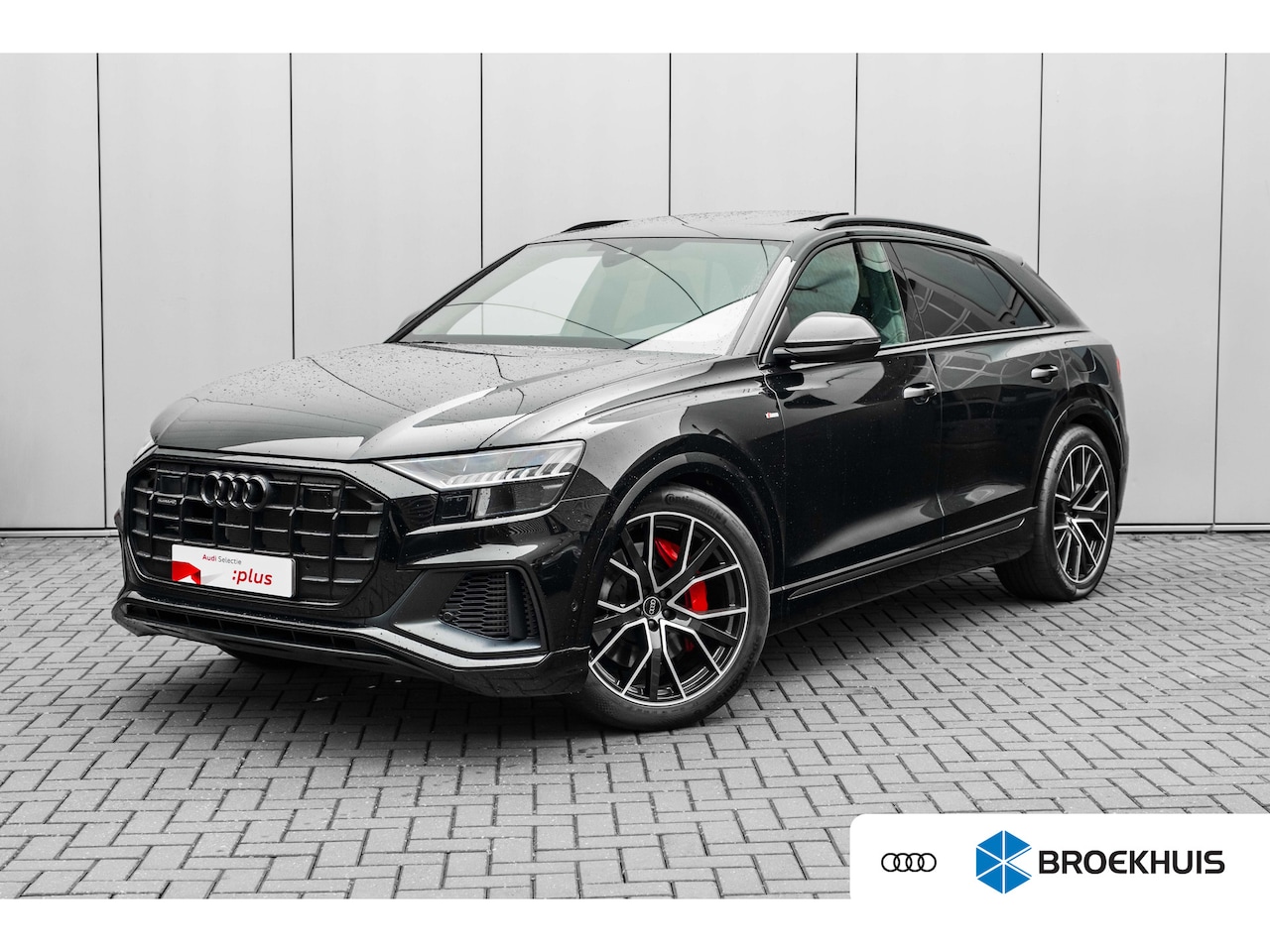 Audi Q8 - 60 TFSI e quattro Pro Line S Competition 462 PK | Trekhaak | Panoramadak | Carbon Afwerkin - AutoWereld.nl