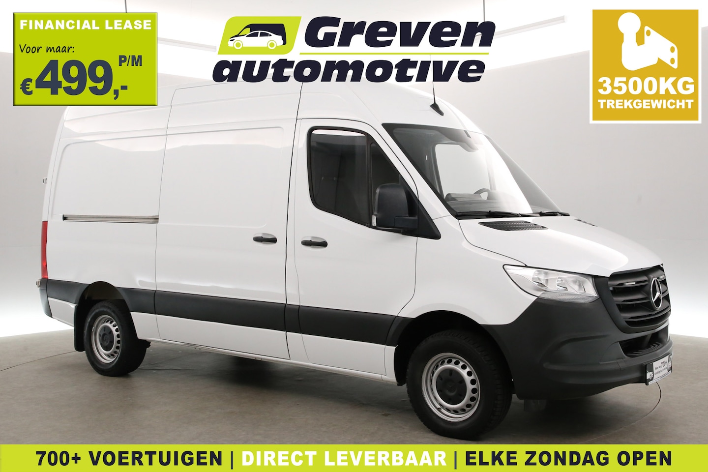 Mercedes-Benz Sprinter - 317 1.9 CDI 170PK L2H2 | 3500kg Trekgew. | Trekhaak | Aut. | Airco | Adap. Cruise | Camera - AutoWereld.nl