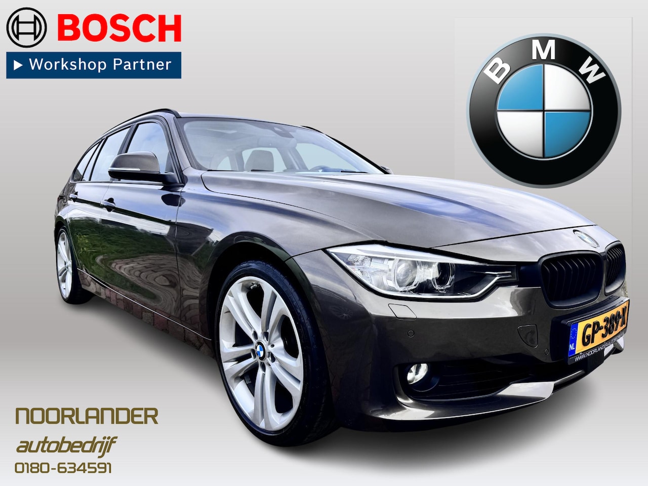 BMW 3-serie Touring - 328i High Executive key-less/head-up display/glazen panorama-dak - AutoWereld.nl
