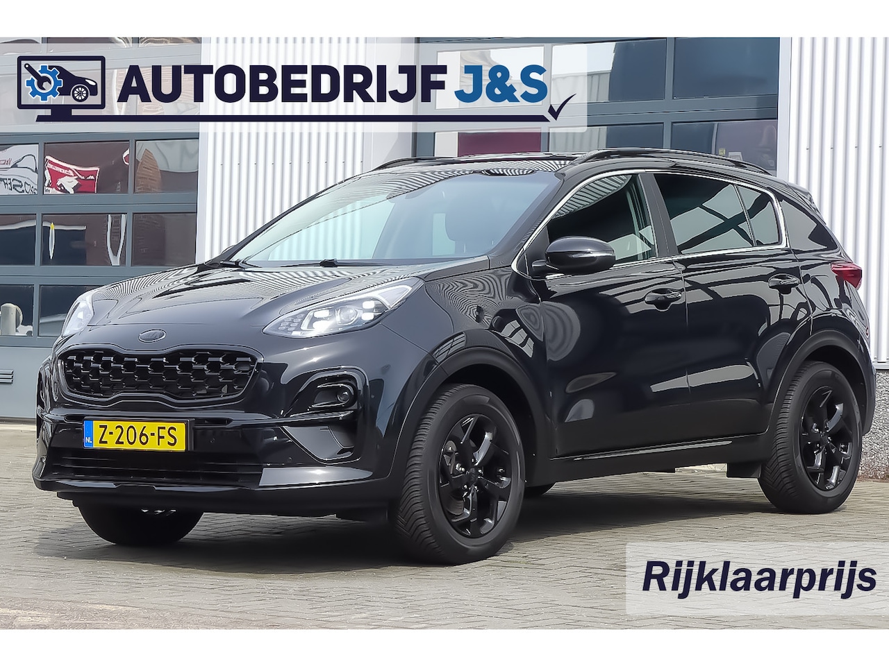 Kia Sportage - 1.6 GDI DynamicLine Black Edition Rijklaarprijs! | 12 Maanden Garantie | Onderhoudsbeurt | - AutoWereld.nl
