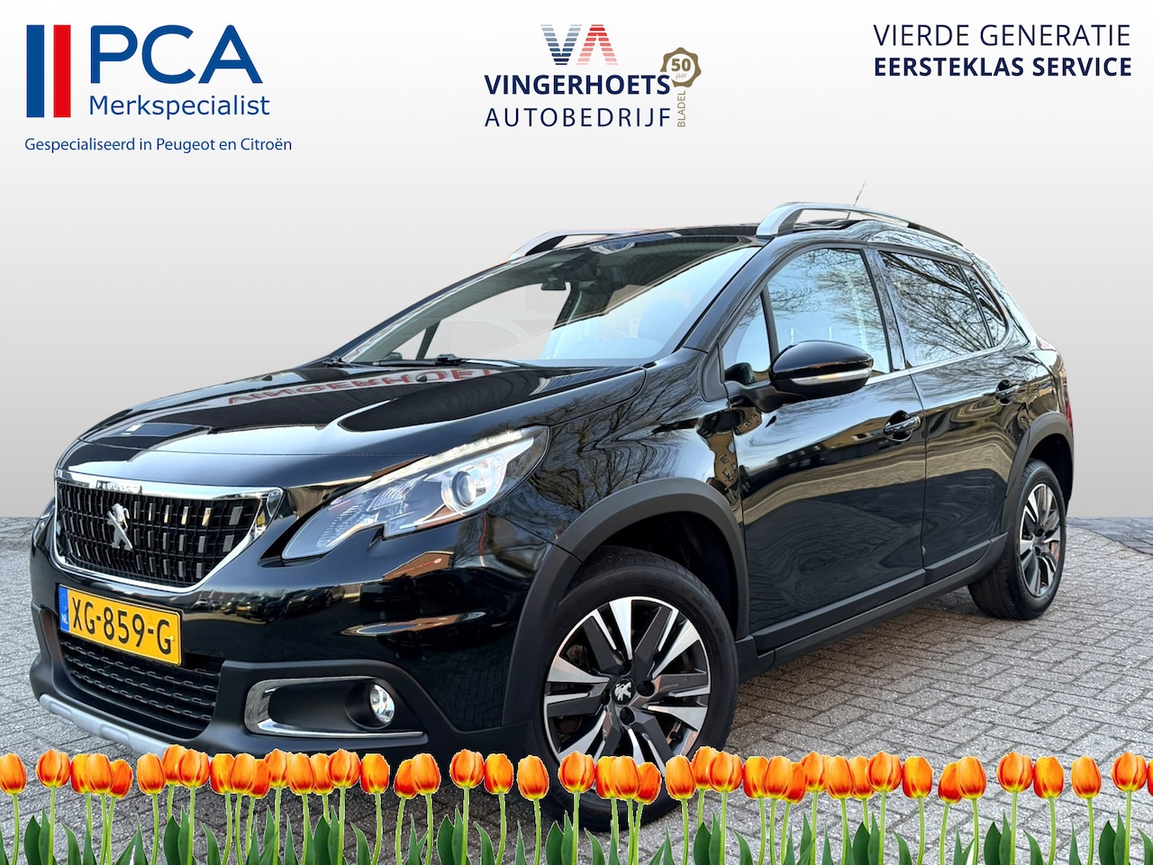 Peugeot 2008 - Benzine 130 Pk * Allure * Navigatie * 1/2 Lederen Interieur * Climate & Cruise Control * L - AutoWereld.nl
